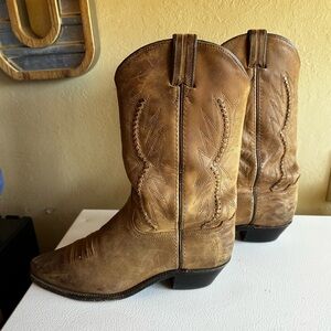 Vintage leather Cowboy Boots